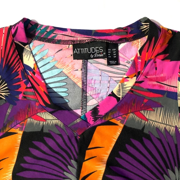 EUC Attitudes by Renee  Mini Dress/Tunic Top - Picture 4 of 6